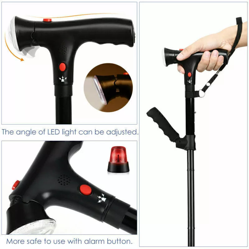 SecureWalk Guardian Cane - 50% OFF Today Only!