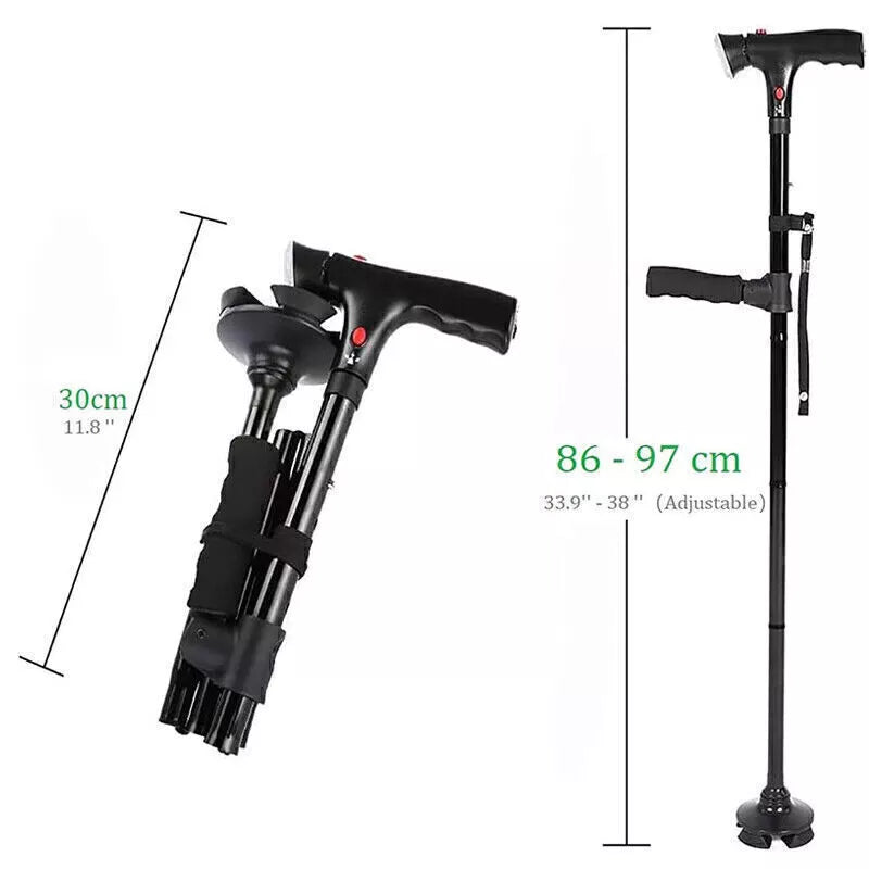 SecureWalk Guardian Cane - 50% OFF Today Only!