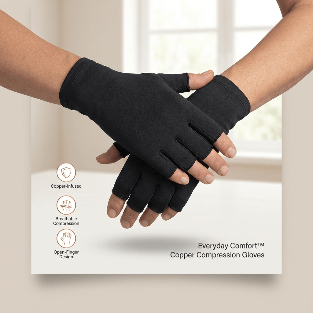 Everyday Comfort Copper Therapy Gloves - 50% Off Today Only - Aussie Buy Direct