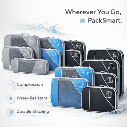 PackSmart™ Travel Compression Packing Sleeves - Aussie Buy Direct