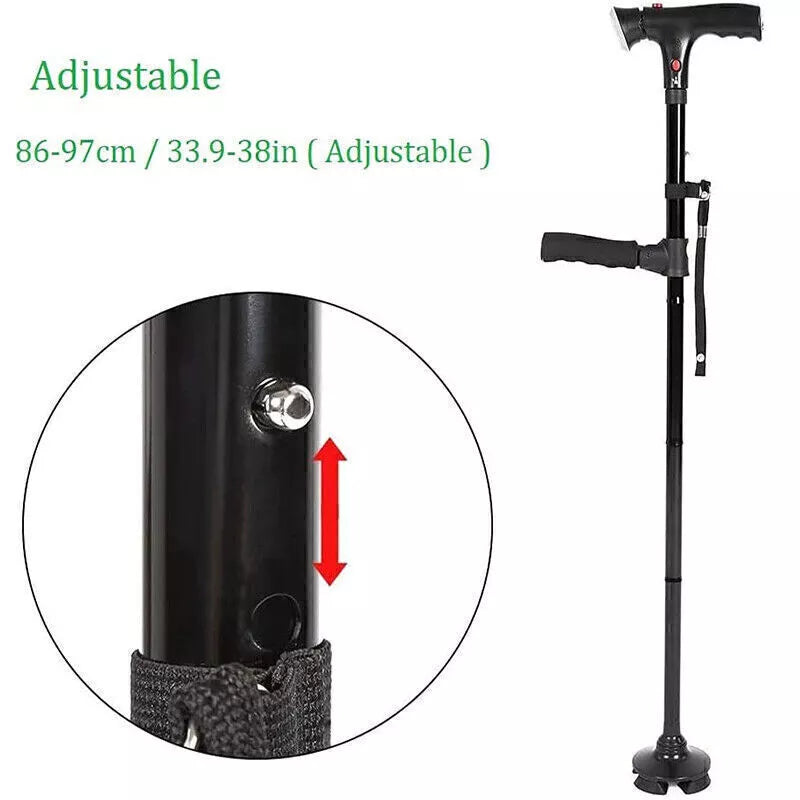 SecureWalk Guardian Cane - 50% OFF Today Only!